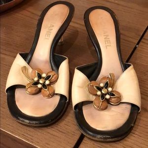 Vintage channel sandals